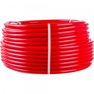 Труба из полиэтилена повышенной термостойкости Gigant PE-RT 20x2.0 мм, красный, 100 м GSG-20