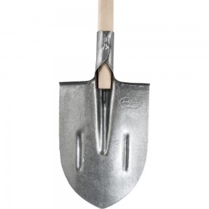 Штыковая лопата Gigant рельсовая сталь, с деревянным черенком и V-образной ручкой GAV-04