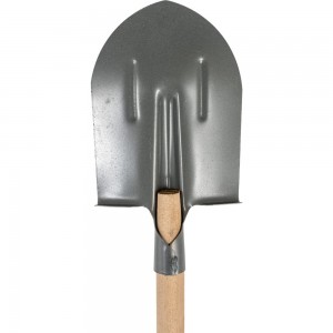 Штыковая усиленная лопата Gigant с деревянным черенком и V-образной ручкой GAV-03