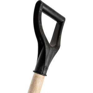 Лопата Gigant прямоугольная, нержавейка 2 мм, с деревянным черенком и V-образной ручкой GAV-08