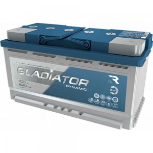 Аккумуляторная батарея Gladiator 100 А/ч, прямая полярность, тип вывода конус GDY10010