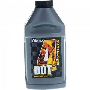 Тормозная жидкость Glanz DOT-4 455гр. GL-201