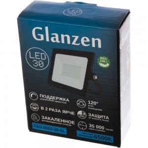 Светодиодный прожектор Glanzen FAD-0003-30-SL 00-00005489