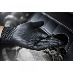 Профессиональные нитриловые перчатки gogrip, черные, размер XXL, 25 пар RP30023006_0001