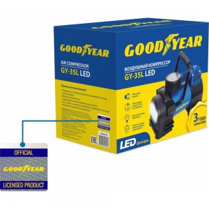 Воздушный компрессор Goodyear GY-35L LED GY000104