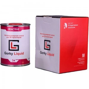 Фотополимерная смола Reactive Черная 1 кг Gorky Liquid 52053