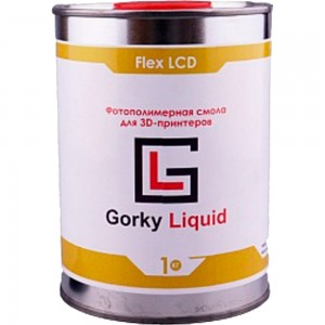Фотополимерная смола Flex Черная 1 кг Gorky Liquid 52069