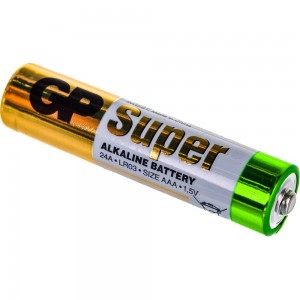 Алкалиновые батарейки GP Super Alkaline 24А ААA - 10 шт. 24A-2CRB10