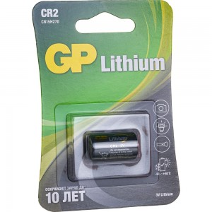 Литиевая батарейка GP CR2 3В 1 шт CR2-2CR1
