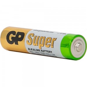 Алкалиновые батарейки GP Super Alkaline 24А ААA - 12 шт. 24A8/4-2CR12