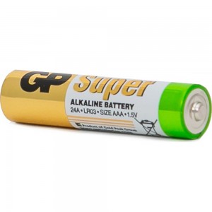Алкалиновые батарейки GP Super Alkaline 24А ААA - 10 шт. 24A5/5-2CR10