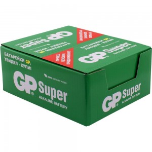 Алкалиновые батарейки GP Super Alkaline 24А ААA - 96 шт. в коробке 24ARS-2SB4