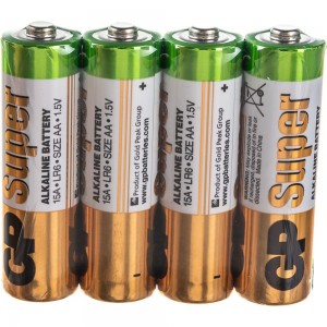 Алкалиновые батарейки GP Super Alkaline 15А АA - 96 шт. 15ARS-2SB4