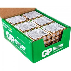Алкалиновые батарейки GP Super Alkaline 15А АA - 96 шт. 15ARS-2SB4