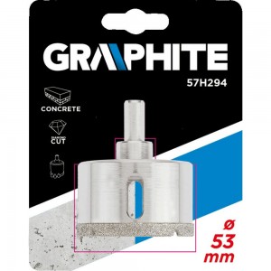 Сверло по керамической плитке (53х30 мм) GRAPHITE 57H294