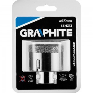 Алмазная коронка GRAPHITE 55H313 