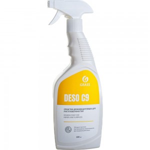Дезинфицирующее средство на основе изопропилового спирта Grass DESO C9 60 550023