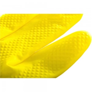 Хозяйственные латексные перчатки Grass суперпрочные, желтые, размер S IT-0740