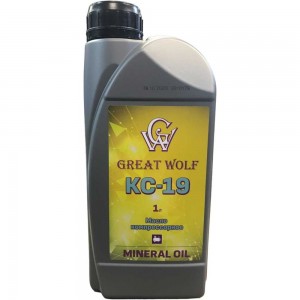 Масло компрессорное KC-19 Mineral Oil 1 л Great Wolf GWM-019/1