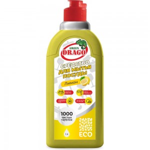 Средство для мытья посуды Green Drago с ароматом «Лимон», 1 л GD2010001