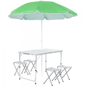 Набор мебели для пикника мраморный белый Green glade M790-1