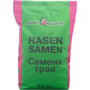 Семена GREEN MEADOW Декоративный газон для глинистых почв 10 кг 4607160330624
