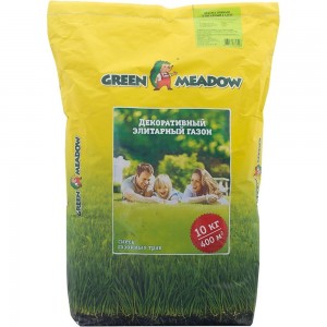 Семена GREEN MEADOW Декоративный элитарный газон 10 кг 4607160330556