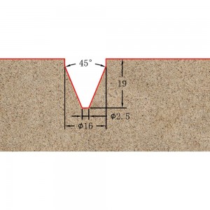 Профильная фреза для фасадов Greencut BX11275 