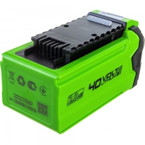 Аккумулятор G40B2 (40 V; 2 А.ч) GreenWorks 2926907