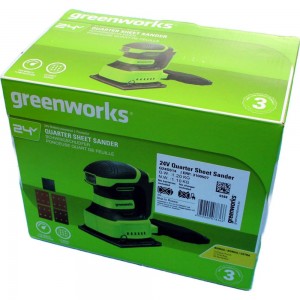 Аккумуляторная плоскошлифовальная машина GreenWorks G24SS14 3100507