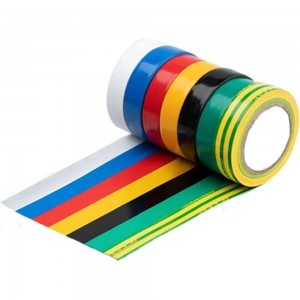 Универсальная изолента Grisard Electric набор разных цветов, 0,18x19 мм, 20 м 7 шт. GRE-013-0100