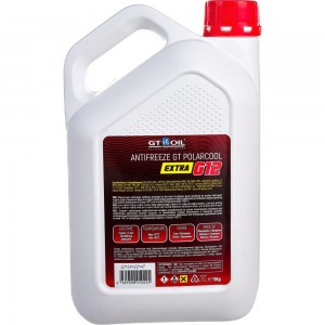 Антифриз GT OIL Polarcool Extra G12 красный, 3 кг 4665300010225