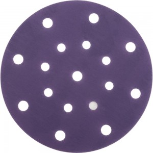 Круг абразивный Violet 150 мм, 100 шт, 17 отв, P2000, керамическое зерно Н7 H7 385049