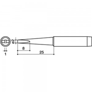 Наконечник для паяльников серии 900/701/702B HAKKO 900M-T-2LD 