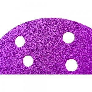 Круг шлифовальный Purple PP627 (150 мм; 15 отверстий; Р80; 100 шт) Hanko PP627.150.15.0080