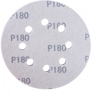 Круг шлифовальный Purple PP627 (125 мм; 8 отверстий; Р180; 100 шт) Hanko PP627.125.8.0180