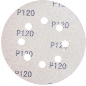 Круг шлифовальный Purple PP627 (125 мм; 8 отверстий; Р120; 100 шт) Hanko PP627.125.8.0120