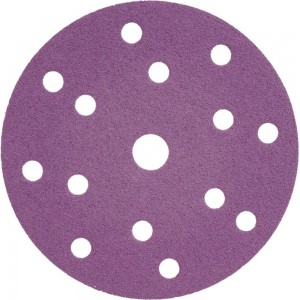 Круг шлифовальный Purple PP627 (150 мм; 15 отверстий; Р60; 100 шт) Hanko PP627.150.15.0060