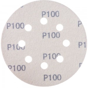 Круг шлифовальный Purple PP627 (125 мм; 8 отверстий; Р100; 100 шт) Hanko PP627.125.8.0100