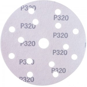 Круг шлифовальный Purple PP627 (150 мм; 15 отверстий; Р320; 100 шт) Hanko PP627.150.15.0320