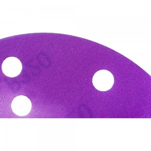 Круг шлифовальный Purple PP627 (150 мм; 15 отверстий; Р320; 100 шт) Hanko PP627.150.15.0320