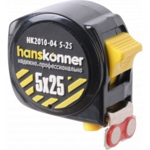 Рулетка Hanskonner 5x25, 2 стопа HK2010-04-5-25