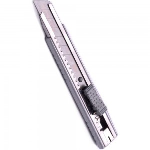 Нож HARDEN открытый Глосс, 18 мм, выдвижное лезвие, цельномет. корпус 570302