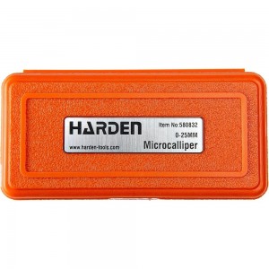 Микрометр HARDEN точность 0,01 мм, диапазон измерений 0-25 мм 580832