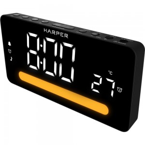 Часы-радио Harper HCLK-5030 black H00003325