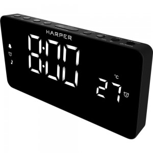 Часы-радио Harper HCLK-5030 black H00003325