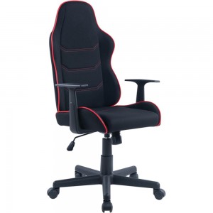 Игровое кресло Helmi HL-S09 Red line ткань черная/красная 306175