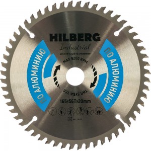 Пильный диск по алюминию Hilberg Hilberg Industrial HA165
