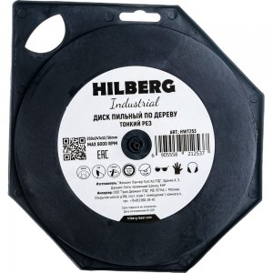 Диск пильный Industrial Дерево (250x32/30 мм; 24Т) Hilberg HWT253