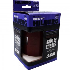 Коронка алмазная Industrial Laser Micro Hit 72 мм Hilberg HI822